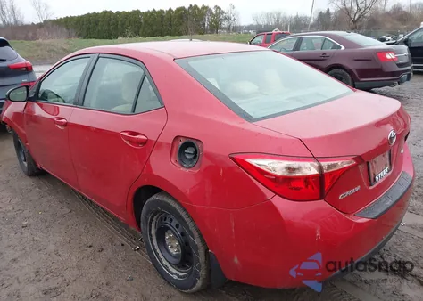 2017 Toyota Corolla Le from USA, damaged, VIN 2T1BURHEXHC916641
